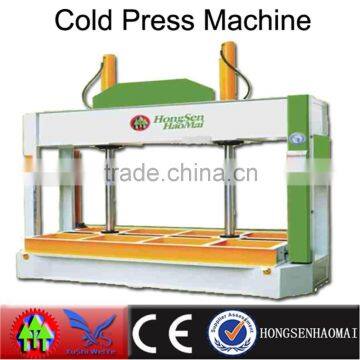 Hydraulic wood door cold press machine