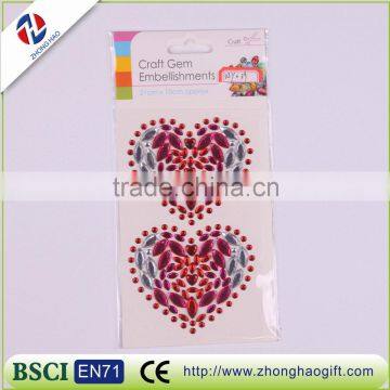 DIY Christmas Decorate Heart Shape Sticker Design photo-5