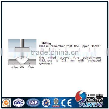 4MM 5MM 6MM Exterior HDPE Core PVDF Painting ACP Sheet photo-2