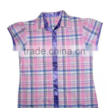 Yarn dyed women's sleepwear