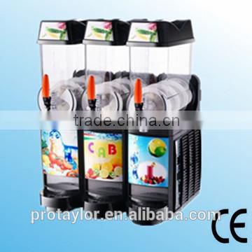 Each bowl can operate separately granita machine(XRJ-3X12L)