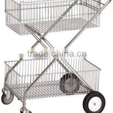 ICEGREEN DELUXE UTILITY CART WITH CHROME PLATED BASKETS