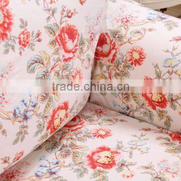 Waterproof protective anti-mite fabric sofa cover factory Peony013