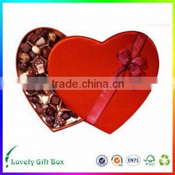 Recyclable cardboard food packaging chocolate gift box