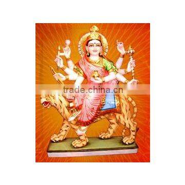 Marble Durga Mata Statue Hindu God Statue Indians God Statue