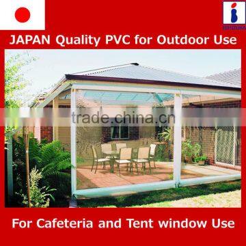 Flexible PVC super clear film with UV inhibitor for outdoor use