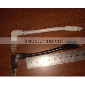 2ft CAT5e RJ45 Shielded 90 Degree Down to Straight FTP Ethernet LAN Cabl photo-4