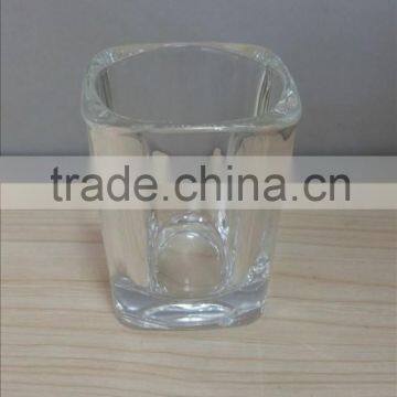 LongRun anhui whole sale square wine glass with heavy base