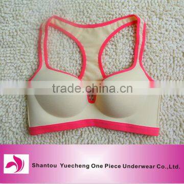 Latest design bonded sport bra