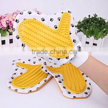 Good design pet bath comb , pet cleaning gloves , pet brush glove