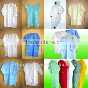 Non-woven diposable medical clothes