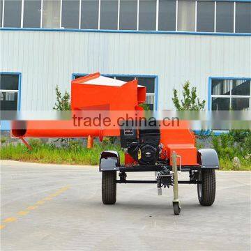 13HP B&S gasoline engine small wood chipping forestry machine with sharp blade disk