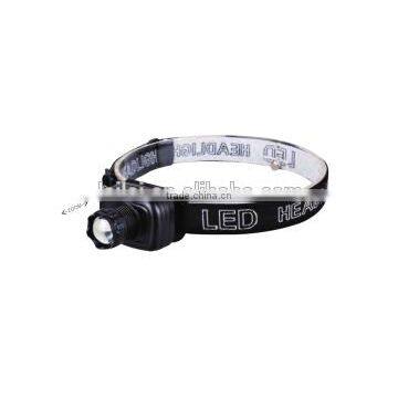 Plastic Head Lamp Head Light 3*AAA Head lamp zoomin-out foucs head lamp