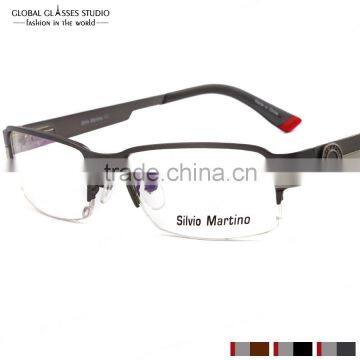 New Italy Design Glasses Frame Classic Stainless Steel Metal Eyeglasses Optical Frames Eyewear SM4014 photo-2