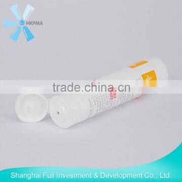 plastic toothpaste tube for children usage with filp top cap small size