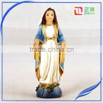 Catholic religious souvenirs antique praying resin virgin mary statues