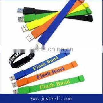 2015 New design promotional usb flash drive wristband usb