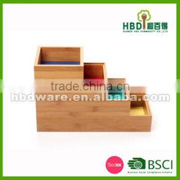 High quality bamboo Wood organizer,wood store tray