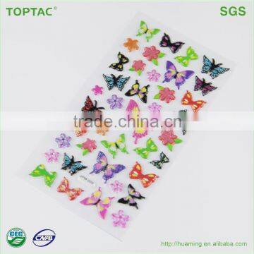 China Luxury Logo Print Transparent Sticker