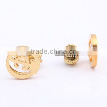Round Shape High Quality Alloy Best Selling Medicated Earrings(Studs) photo-2