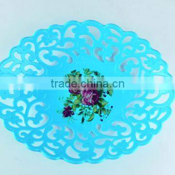 European style oval candy color explosion models sold hollow out tray