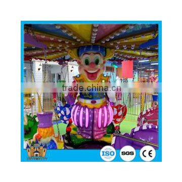 new 2016 amusement park rides clown model fairground swing flying chair