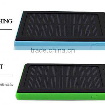2016 Hot Selling High Capacity Portable Solar Power Bank/Smart Phone 8000mah Solar Power Bank photo-4