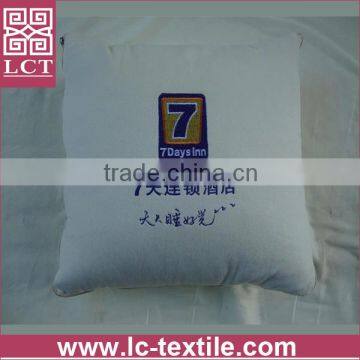 customized premium quality embroidery pp cotton filled plush cushion for promotional use(LCTP0095)