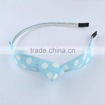 Fabric Big Bow With Colorful Dot Head Band photo-3