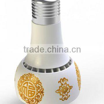 led lighting manufacturer LED ceramic lamp ,LED ceramic bulb,blue and white porcelain lamp"blessing with blessing"