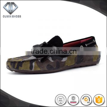 In style 2016 Italy show camo suede driving shoes soft leather selling best