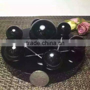 Wholesale 100% Natural Obsidian Crystal Seven Star Group Healing for Decoration photo-3