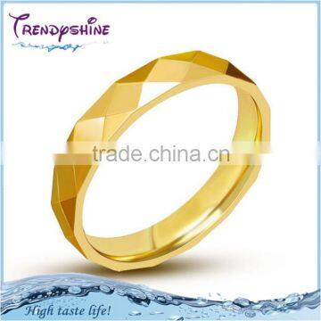 New top quality titanium gold wedding ring box