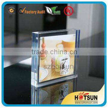 2015 hotsales clear crystal photo frame