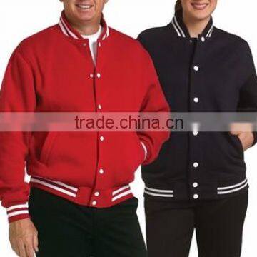 custom made black white baseball jacket