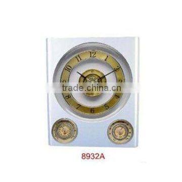 plastic weather station wall clock approve ISO9001 ROHS&CE