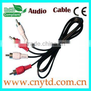 Audio speaker rca cable 2rc to 2rca