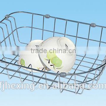 household kitchen dish drainer basket