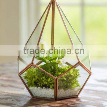 Various designs hanging glass globe terrarium, terrarium decoration, geometric glass terrarium - Diamond shape