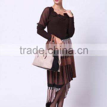 2016 PRETTY STEPS Winter Collections High Quality Fashion Dress Long Sleeve Dress for Woman photo-2