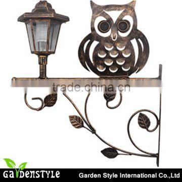 wall light wall lamp, wrought iron wall light wall lamp, owl shape fence light home lighting