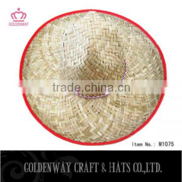 custom new design mexican hat broad leave straw sombrero natural environmental hats