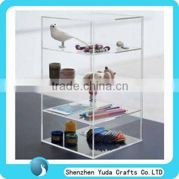 Clear plastic display case used acrylic display window show case for accessories