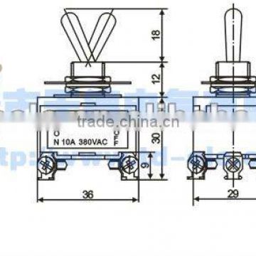 on-off 1401, start-off 2401 toggle switch