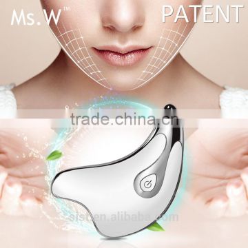 Mini Handy Ms.W Caviation Therapy Facial Eye Beauty Care Tool, Ionic Face Slimming Massager