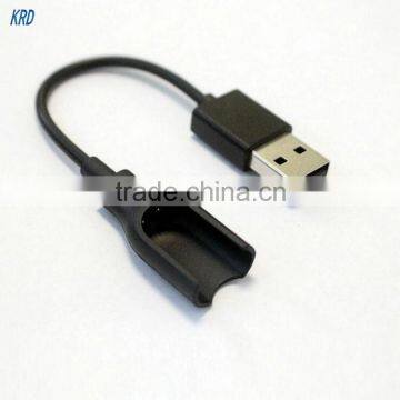 New Black USB Charging Cable For Xiaomi Miband 1A Charger Cord Adapter Fitness Tracker Smart Band