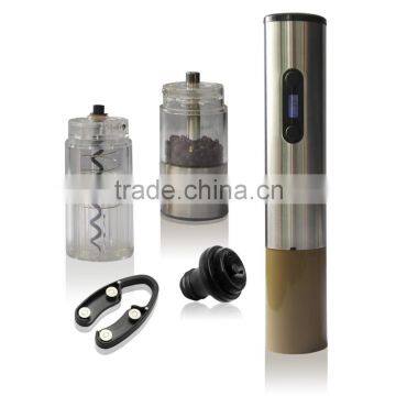 Stainless Steel Electric Pepper Grinder/Mill automatic pepper/salt shaker spices grinding mill