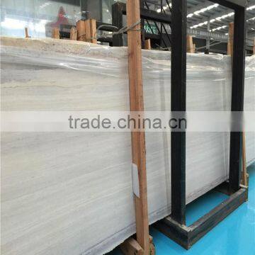 Best quality ginkgo beige wood grain marble flooring