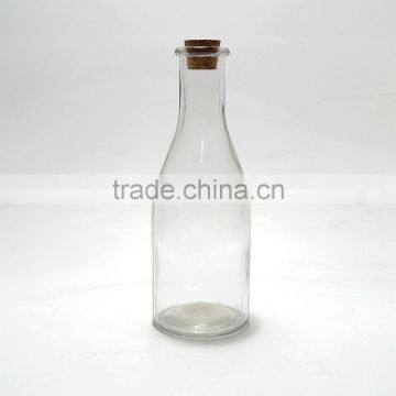 Clear Glass Bottle With Cork