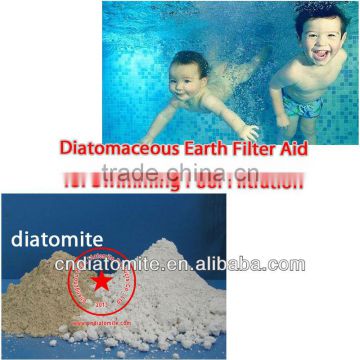 filtration aid for swimming pool filtration diatomite filter aid